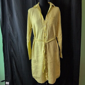 Magaschoni Linen Dress. Medium. EUC, like new.